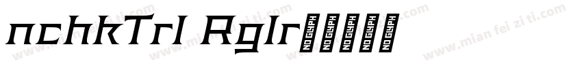 AnachakTrial Regular字体转换
